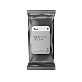 LINGETTES HYGIENE INTIME MASCULINE CARLO PACK 14