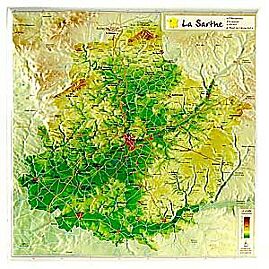 D72 LA SARTHE 31CM X 31CM