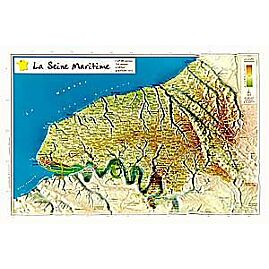D76 LA SEINE MARITIME 21CM X 31CM
