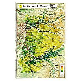 D77 LA SEINE ET MARNE 31CM X 21CM