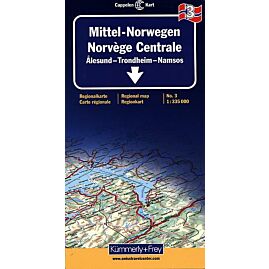 3 NORVEGE CENTRALE  ECHELLE 1 335 000