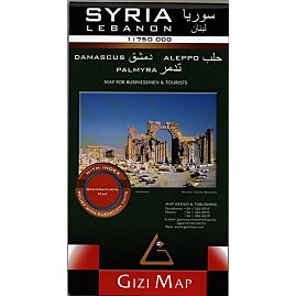 SYRIE ET LIBAN ECHELLE 1 750 000 E GIZI