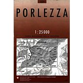 1334 PORLEZZA  ECHELLE 1 25 000