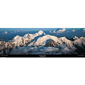 POSTER MONT BLANC FACE EST MARIO COLONEL