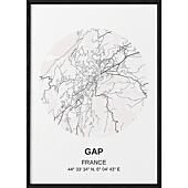 POSTER CARTE GAP