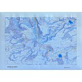 CARTE EN RELIEF SANCY SUPER BESSE MONT DORE