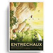 ENTRECHAUX AFFICHE A3 VINTAGE