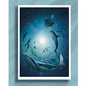 POSTER ILLUSTRATION REVE BLEU