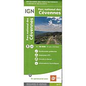 PN DES CEVENNES ECHELLE 1 50 000