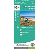 LE FINISTERE A VELO ECHELLE 1 110 000