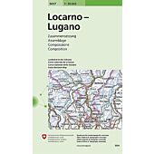 5007 LOCARNO LUGANO  ECHELLE 1 50 000