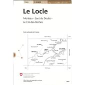 1143 LE LOCLE  ECHELLE 1 25 000