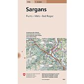 1155 SARGANS  ECHELLE 1 25 000