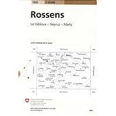 1205 ROSSENS   ECHELLE 1 25 000