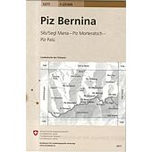 1277 PIZ BERNINA ECHELLE 1 25 000