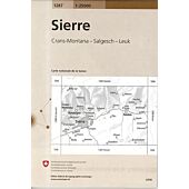 1287 SIERRE  ECHELLE 1 25 000