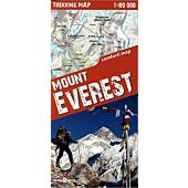 TREKKING MAP MOUNT EVEREST 1 80 000