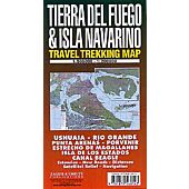 TIERRA DEL FUEGO TREKKING MAP 1/5000 000