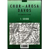 5002 CHUR AROSA DAVOS  ECHELLE 1 50 000