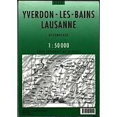 5020 YVERDON LES BAINS  ECHELLE 1 50 000