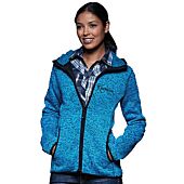 VESTE POLAIRE TRICOTEE HIPPOCAMPE FEMME