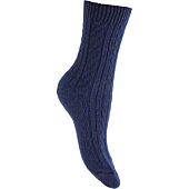 CHAUSSETTES CHAUDES LAINE ET CACHEMIRE TORSADE W