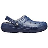 CHAUSSONS DE CHALET CLASSIC LINED CLOG NAVY