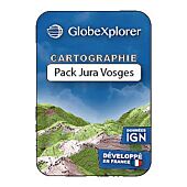 TOPO GLOBEXPLORER IGN 1/25000e PACK JURA/VOSGES