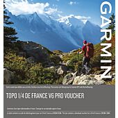 CARTOGRAPHIE TOPO 1/4 DE FRANCE V6 PRO VOUCHER