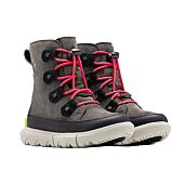 CHAUSSURE CHAUDE YOUTH SOREL EXPLORER LACE WP BLAC