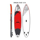 PACK SUP KAYAK DUO CONVERT 12'6 + PAGAIES FIBRE