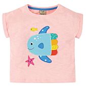 TEE-SHIRT MANCHES COURTES SOPHIA SLUB FISH