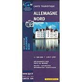 IGN ALLEMAGNE NORD 1 500 000