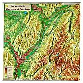 GEORELIEF MASSIF CHARTREUSE 31X31