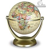 GLOBE TOURNANT ANTIQUE POLITIQUE 10CM