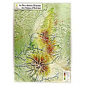 GEORELIEF PNR VOLCANS D'AUVERGNE 42X31