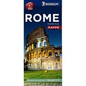 PLAN DE VILLE ROME PLASTIFIE