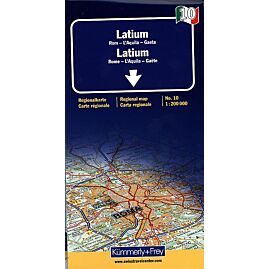 10 LATIUM ROME LAZIO ECHELLE 1 200 000