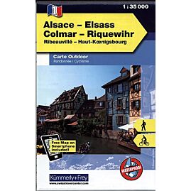 1 ELSASS ALSACE COLMAR ECHELLE 1 35 000