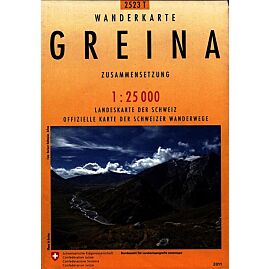 2523T GREINA  ECHELLE 1 25 000