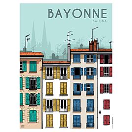 AFFICHE PAYS BASQUE BAYONNE