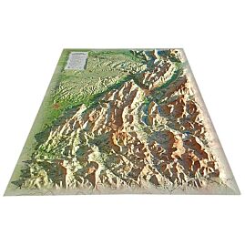 RELIEF VERCORS CHARTREUSE 61X41