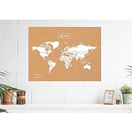 CARTE MY WORLD LIEGE NATUREL BLANC XL 91 X 61