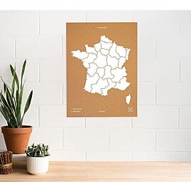 CARTE FRANCE LIEGE NATUREL BLANC XL 90 X 60