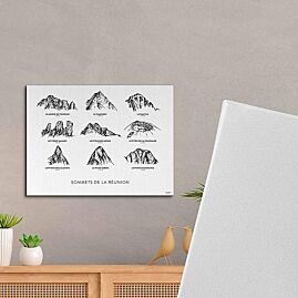 TOILE SOMMETS DE LA REUNION