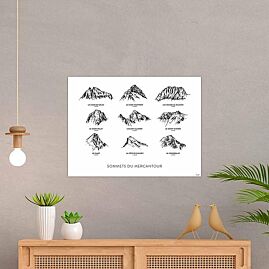 TOILE SOMMETS DU MERCANTOUR