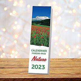 CALENDRIER MARQUE PAGES NATURE