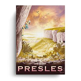 PRESLES AFFICHE A4 VIN