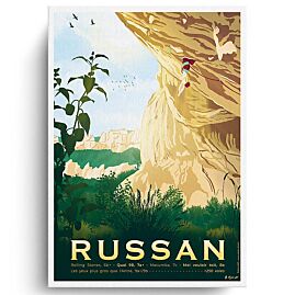 RUSSAN AFFICHE A3 VINTAGE