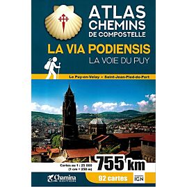 ATLAS CHEMIN DE COMPOSTELLE VIA PODIENSIS